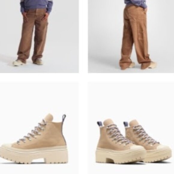 Converse Chuck Taylor All Star Lugged Heel WATERPROOF Platform Boots 8.5 - Picture 6 of 6